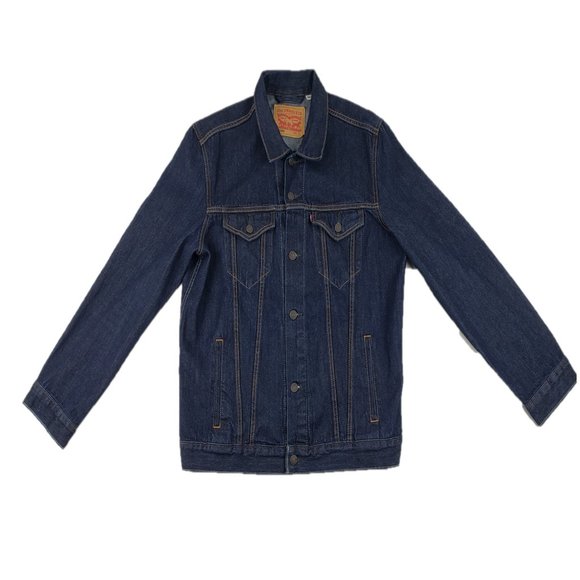 Levi's Other - NWOT Levi’s Strauss 72334 Men’s Dark Wash Denim Trucker Jean Jacket